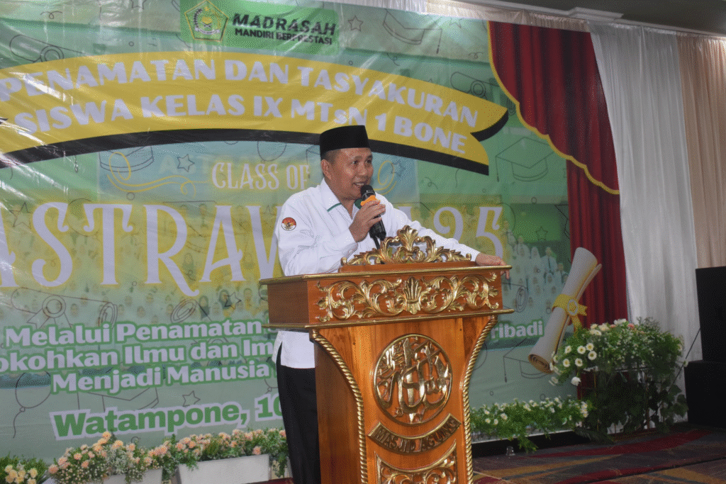 Acara penamatan MTsN 1 Bone